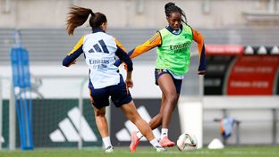 Último entrenamiento antes del Clásico