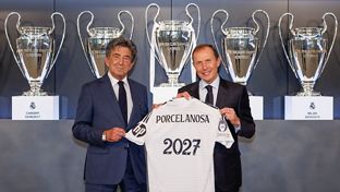 Porcelanosa ، الشريك الرسمي الجديد لريال مدريد