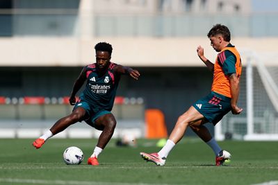 Real Madrid follows up with another intense double session.