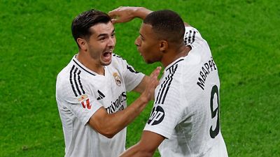 Once inicial del Real Madrid contra la Real Sociedad