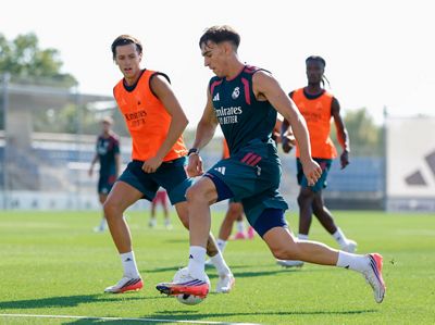 Real Madrid follows up with another intense double session.