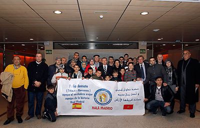 Visita de la Pe?a Madridista Remate