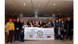 Visita de la Pe?a Madridista Remate