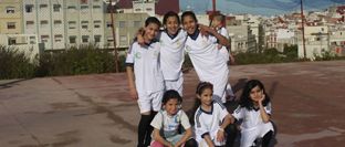 Escuela sociodeportiva de la Fundación Real Madrid en Tánger