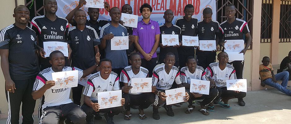 Escuela sociodeportiva de la Fundación Real Madrid en Bukavu