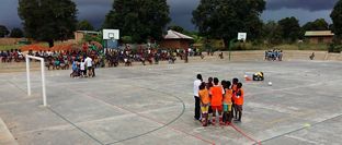 Real Madrid Foundation's social sports school in Angola