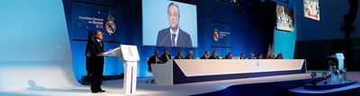 Florentino Pérez: 'El Real Madrid disfruta hoy de la mayor solidez de su historia'