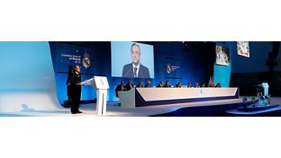 Florentino Pérez: 'El Real Madrid disfruta hoy de la mayor solidez de su historia'
