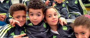 Escuela sociodeportiva de la Fundación Real Madrid en Tetuán