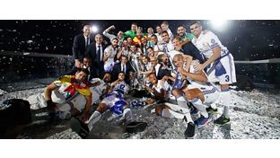 The Bernabéu rocks to the sound of the European champions' celebrations