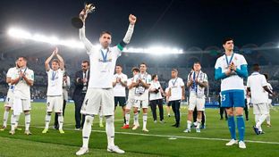 La celebración de los campeones