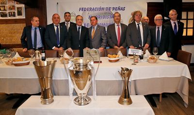 florentino pérez acudió al xxii aniversario federación peñas de la comunidad madrid