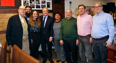 florentino pérez acudió al xxii aniversario federación peñas de la comunidad madrid