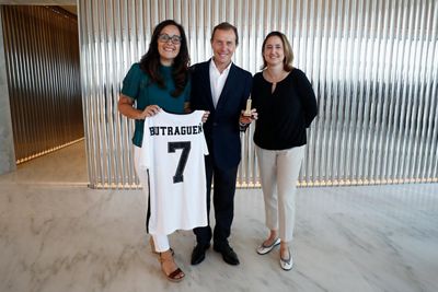 florentino pérez recibe a la peña madridista new york city