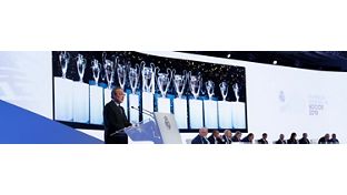 Florentino Pérez: “Este es un club unido y esa es nuestra fuerza, la fuerza del madridismo”