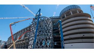 Ya está visible la estructura de las nuevas torres del paseo de la Castellana