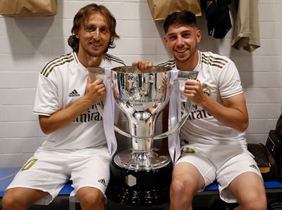 así celebró el real madrid la 34ª liga