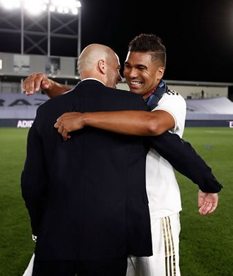 así celebró el real madrid la 34ª liga