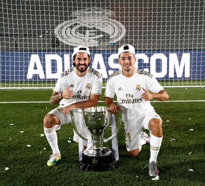 así celebró el real madrid la 34ª liga