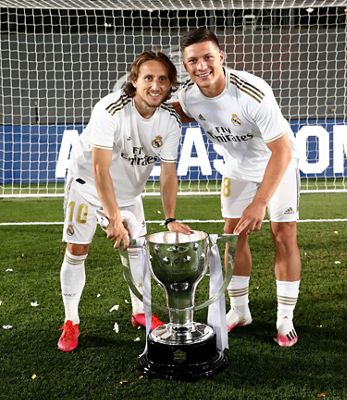 así celebró el real madrid la 34ª liga