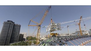 Assim vão as obras: a elevação de aduelas da nova cobertura