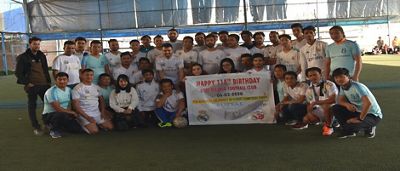 peña madridista everest