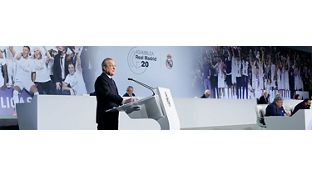Florentino Pérez: “A pesar de la pandemia, el club ha conseguido cerrar el ejercicio 2019/20 con un resultado económico positivo de 313.000 euros”