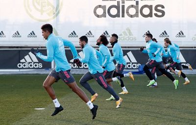 entrenamiento del real madrid