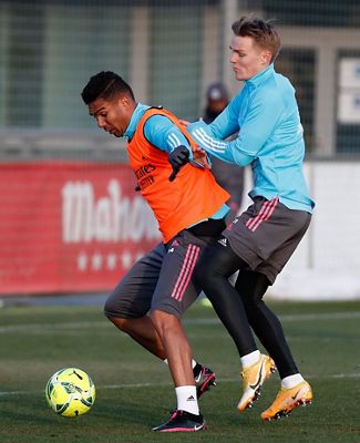 entrenamiento del real madrid