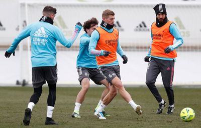 entrenamiento del real madrid