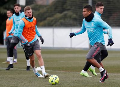 entrenamiento del real madrid