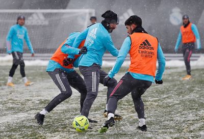 entrenamiento del real madrid