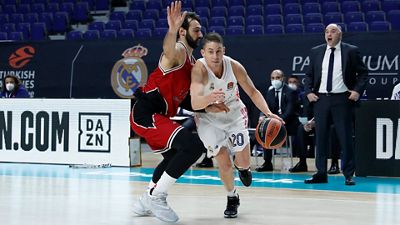 76-80: El Real Madrid pierde en un final apretado