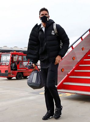 llegada del real madrid a málaga