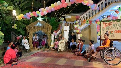 Así celebraron las fiestas en las escuelas de la Fundación