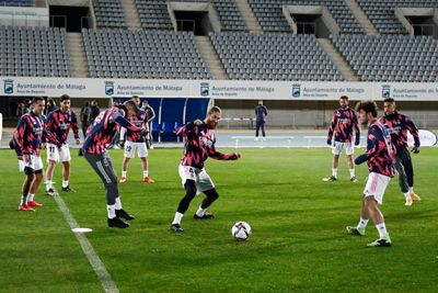 entrenamiento del real madrid en málaga