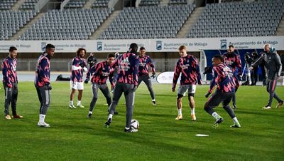entrenamiento del real madrid en málaga