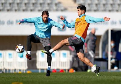 entrenamiento del real madrid en málaga