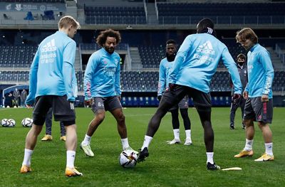 entrenamiento del real madrid en málaga