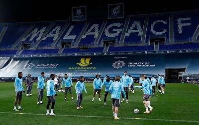 entrenamiento del real madrid en málaga