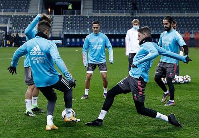 entrenamiento del real madrid en málaga