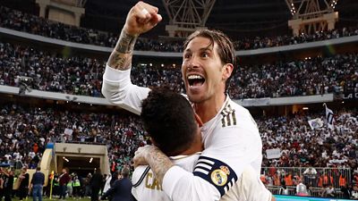 Ramos, el madridista con más partidos en la historia de la Supercopa de España
