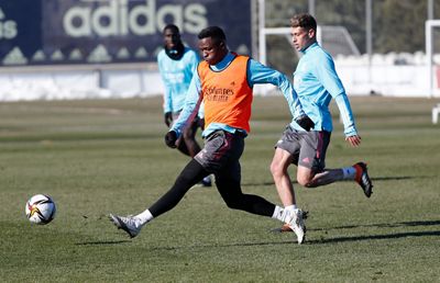 entrenamiento del real madrid