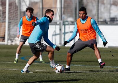 entrenamiento del real madrid