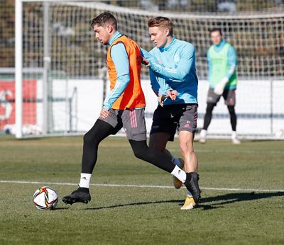 entrenamiento del real madrid