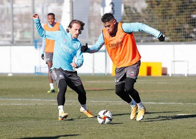 entrenamiento del real madrid