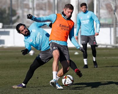 entrenamiento del real madrid
