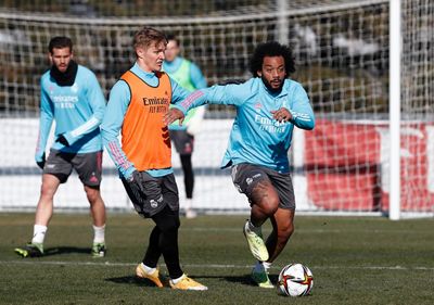 entrenamiento del real madrid