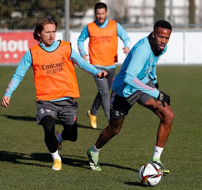 entrenamiento del real madrid