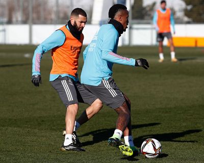 entrenamiento del real madrid